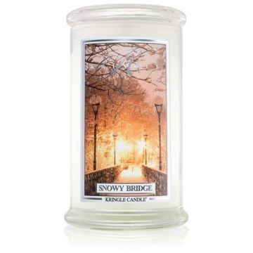 Kringle Candle Snowy Bridge lumânare parfumată
