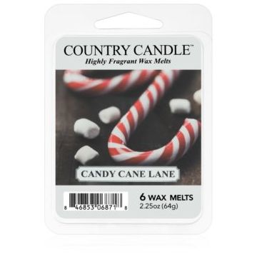 Country Candle Candy Cane Lane ceară pentru aromatizator