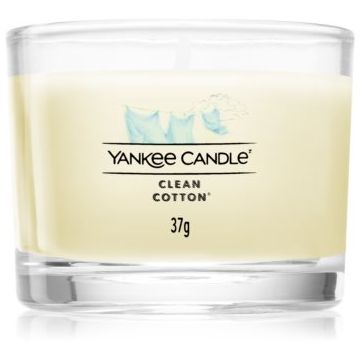 Yankee Candle Clean Cotton lumânare votiv glass