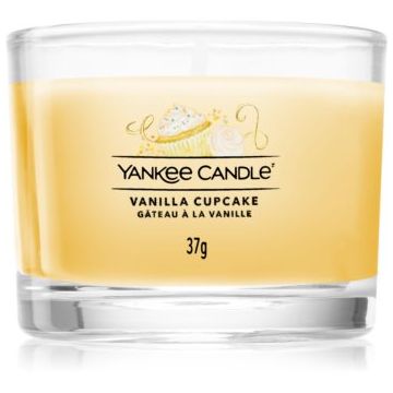 Yankee Candle Vanilla Cupcake lumânare votiv glass