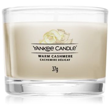 Yankee Candle Warm Cashmere lumânare votiv glass