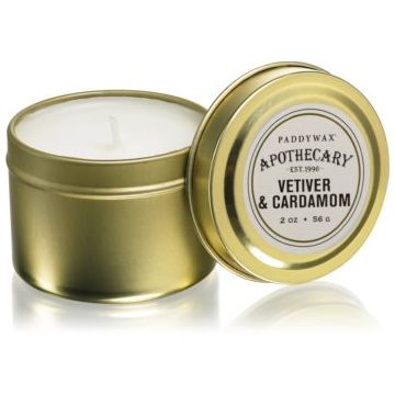 Paddywax Apothecary Vetiver & Cardamom lumânare parfumată  în placă