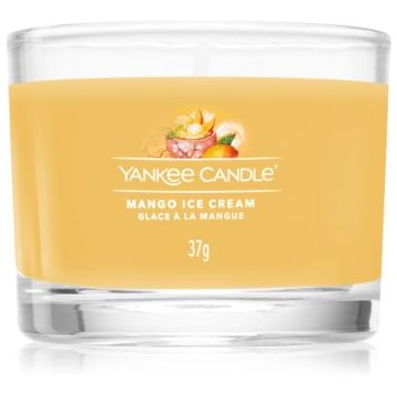 Yankee Candle Mango Ice Cream lumânare votiv glass