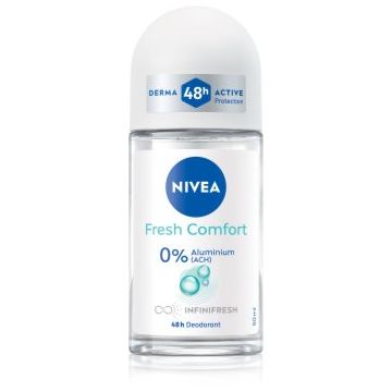 Nivea Fresh Comfort deodorant roll-on fără săruri de aluminiu 48 de ore