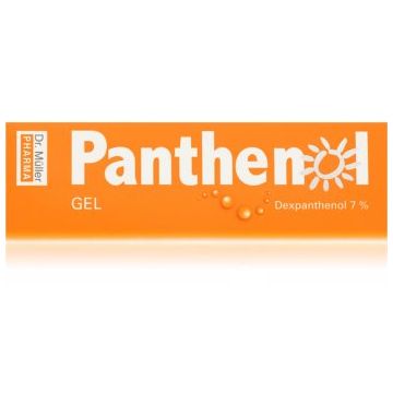 Dr. Müller Panthenol gel 7% gel calmant dupa expunere la soare pentru piele iritata