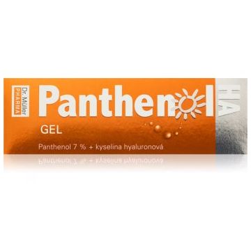 Dr. Müller Panthenol HA gel 7% gel calmant dupa expunere la soare cu acid hialuronic