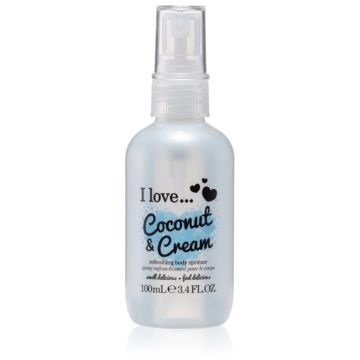 I Love Coconut & Cream spray de corp racoritor