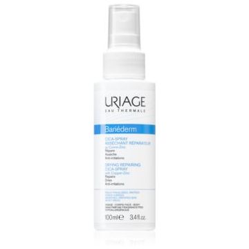 Uriage Bariéderm Cica Drying Repairing Spray spray reparator cu conținut de cupru și zinc, cu efect de uscare