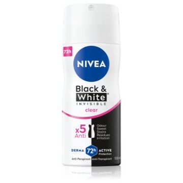 NIVEA Invisible Black & White Clear antiperspirant Spray