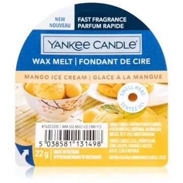 Yankee Candle Mango Ice Cream ceară pentru aromatizator