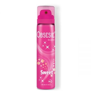 Deodorant Spray - Farmec Obsesie Sweet 24h, 75 ml