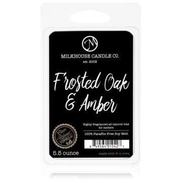 Milkhouse Candle Co. Creamery Frosted Oak & Amber ceară pentru aromatizator