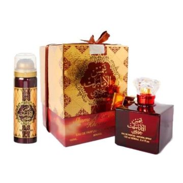 Set Shams Al Emarat Khususi, apa de parfum 100 ml + deodorant 50 ml, femei
