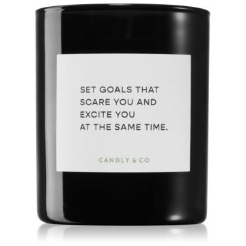 Candly & Co. No. 4 Set Goals That Scare You lumânare parfumată