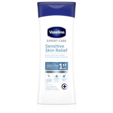 Vaseline Sensitive Skin Relief lotiune de corp hidratant pentru piele uscată și senzația de mâncărime
