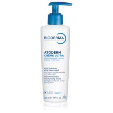 Bioderma Atoderm Créme Ultra Cremă nutritivă de corp pentru piele normală, sensibilă și uscată fara parfum
