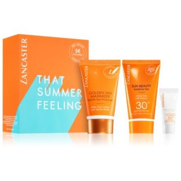 Lancaster Sun Beauty set cadou pentru călătorii pentru femei