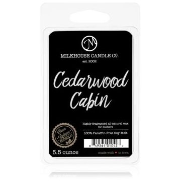 Milkhouse Candle Co. Creamery Cedarwood Cabin ceară pentru aromatizator