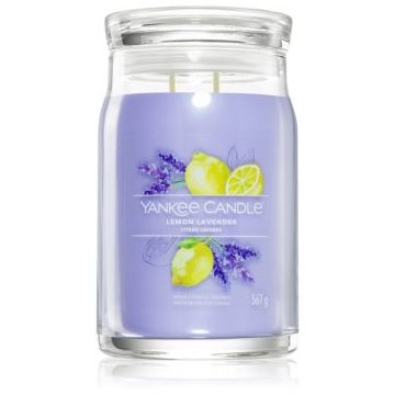 Yankee Candle Lemon Lavender lumânare parfumată Signature