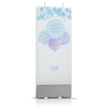 Flatyz Greetings Hello Baby Boy lumanare