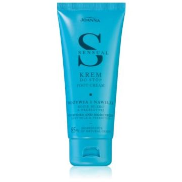 Joanna Sensual Foot Cream crema hidratanta si hranitoare pentru picioare