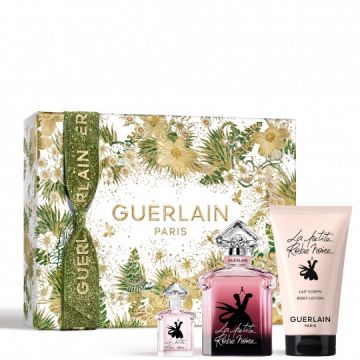 Set cadou Guerlain La Petite Robe Noire Apa de Parfum Intense, Femei (Continut set: 50 ml Apa de Parfum + 75 ml Lotiune de Corp  + 5 ml Apa de Parfum)