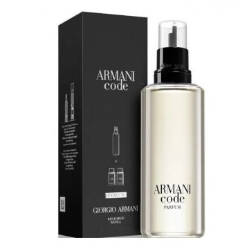 Giorgio Armani Code, Barbati, Parfum, reîncărcabil (Concentratie: Parfum, Gramaj: 150 ml Refill) Giorgio Armani Code, Barbati, Parfum, reîncărcabil (Concentratie: Parfum, Gramaj: 150 ml Refill)