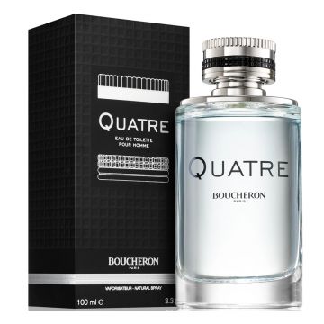Boucheron Quatre Pour Homme, Apa de Toaleta (Concentratie: Apa de Toaleta, Gramaj: 100 ml) Boucheron Quatre Pour Homme, Apa de Toaleta (Concentratie: Apa de Toaleta, Gramaj: 100 ml)