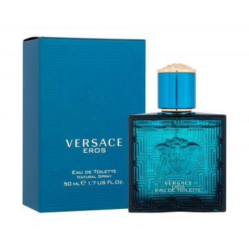 Versace Eros, Apa de Toaleta, Barbati (Concentratie: Apa de Toaleta, Gramaj: 50 ml)
