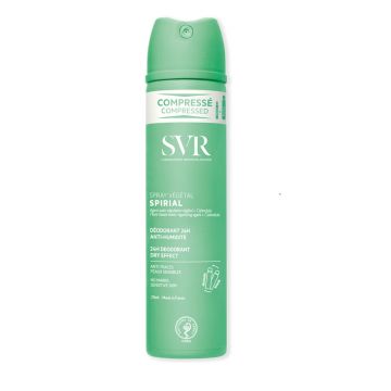 Spray vegetal antiperspirant Spirial, 75 ml, Svr (Concentratie: Deo Spray, Gramaj: 75 ml) Spray vegetal antiperspirant Spirial, 75 ml, Svr (Concentratie: Deo Spray, Gramaj: 75 ml)