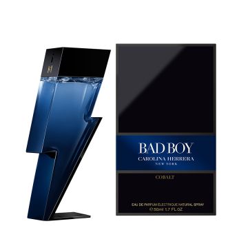 Carolina Herrera Bad Boy Cobalt, Apa de Parfum, Barbati (Concentratie: Apa de Parfum, Gramaj: 50 ml) Carolina Herrera Bad Boy Cobalt, Apa de Parfum, Barbati (Concentratie: Apa de Parfum, Gramaj: 50 ml)