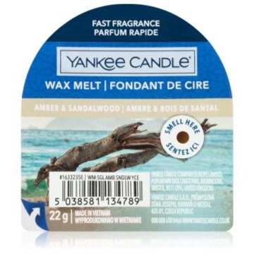 Yankee Candle Amber & Sandalwood ceară pentru aromatizator