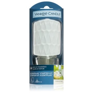 Yankee Candle Clean Cotton difuzor electric + refill