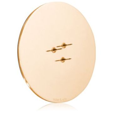 ester & erik accessories candle plates sfeșnic pentru lumânări parfumate shiny gold