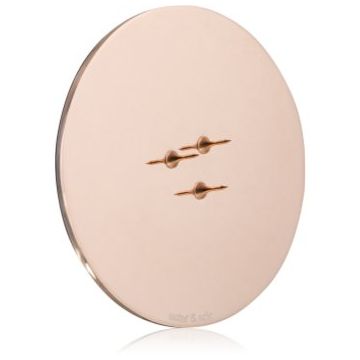 ester & erik accessories candle plates sfeșnic pentru lumânări parfumate shiny rose gold