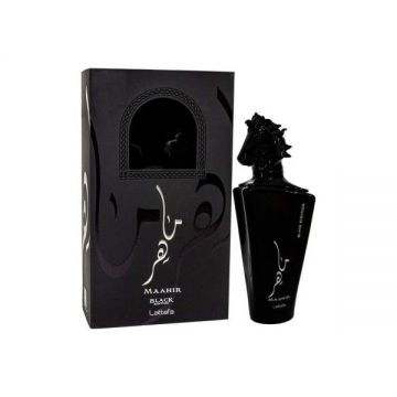 Apa de Parfum pentru Barbati - Lattafa Perfumes EDP Maahir Black Edition, 100 ml
