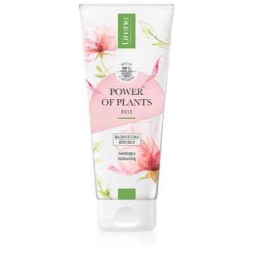Lirene Power of Plants Rose balsam de corp hidratant cu efect calmant